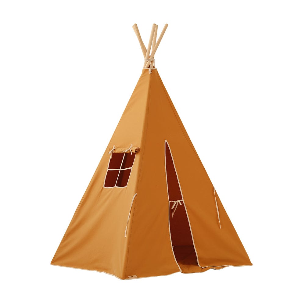 Ochre Teepee Tent - Orange - Stylemykid.com