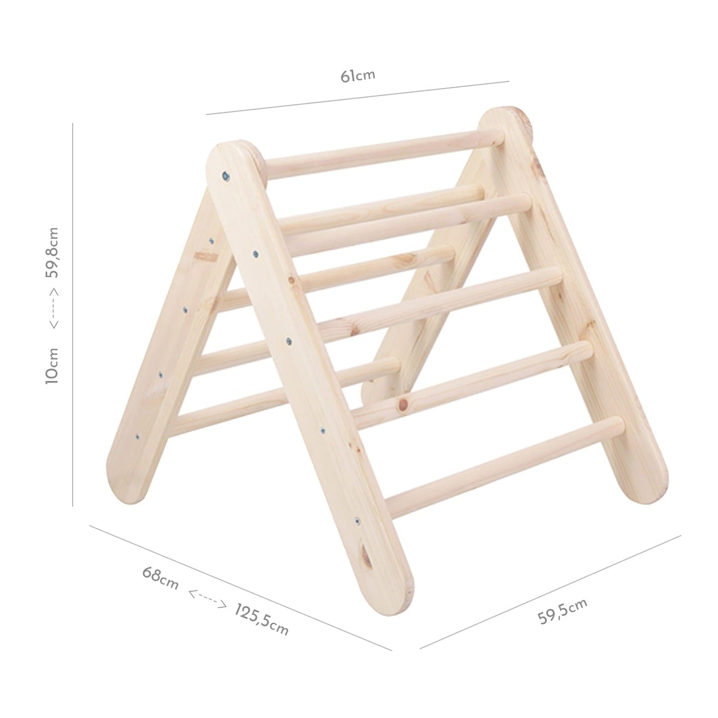 Wooden Slide Climbing Ladder Combo For Kids By MeowBaby