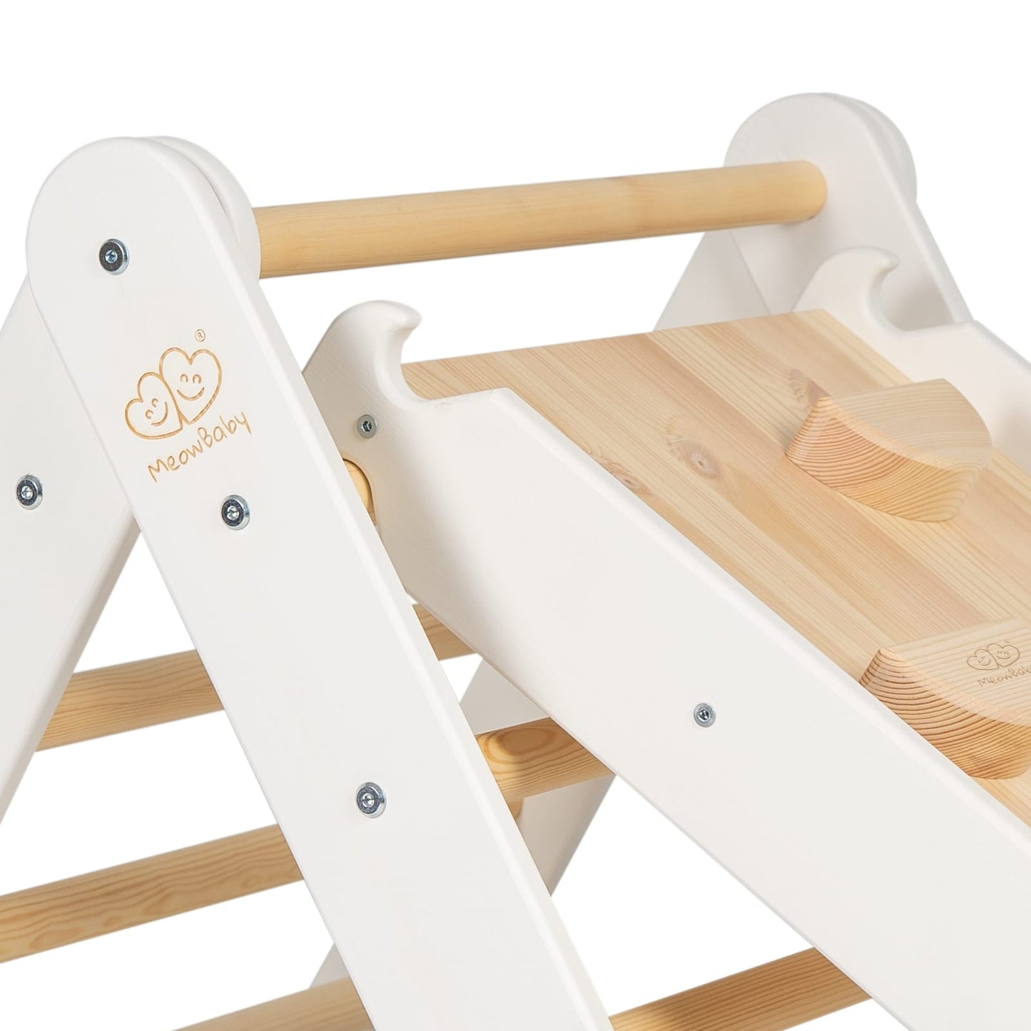 Wooden Slide Climbing Ladder Combo For Kids By MeowBaby