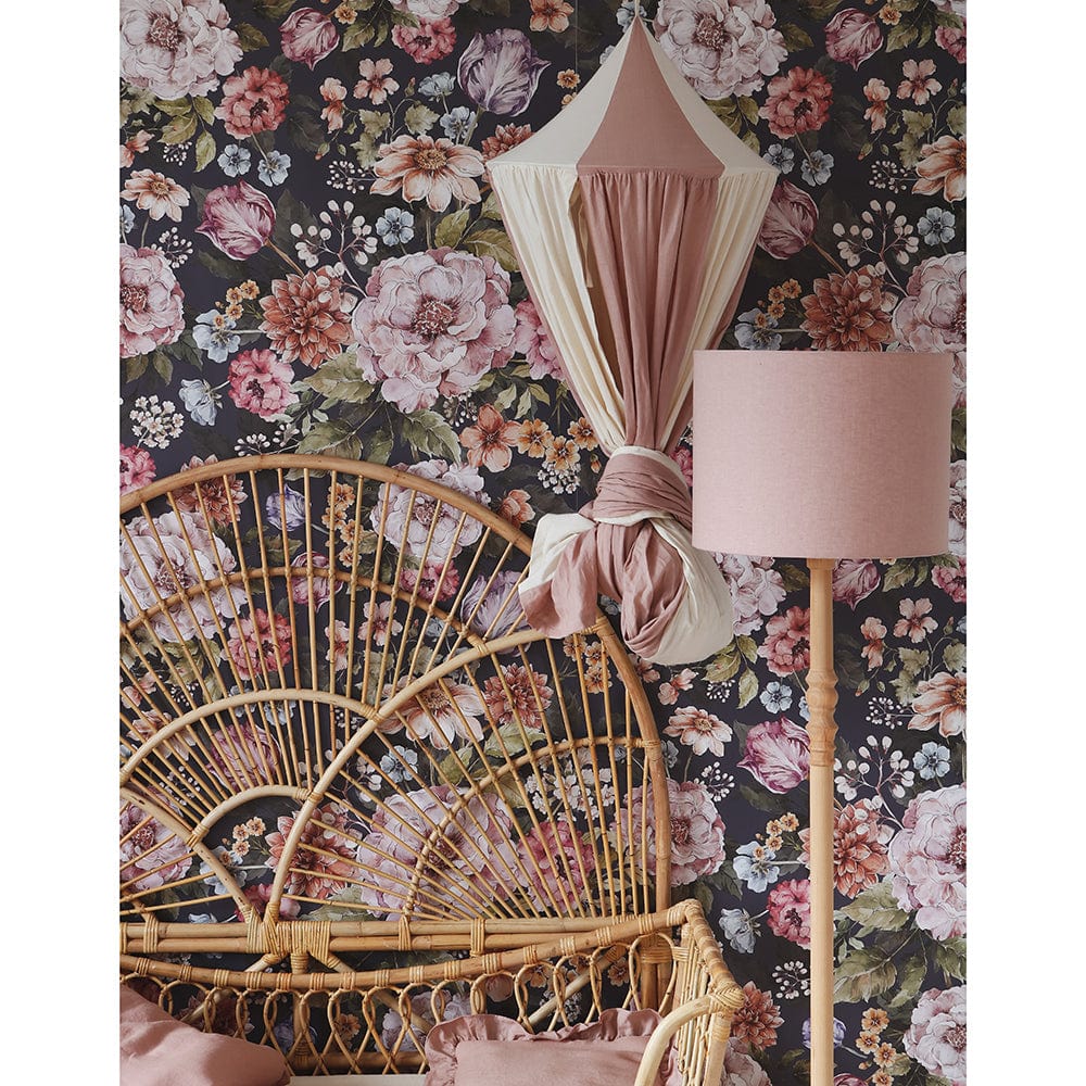 Powder Pink Circus Canopy - Pink, Beige - Stylemykid.com