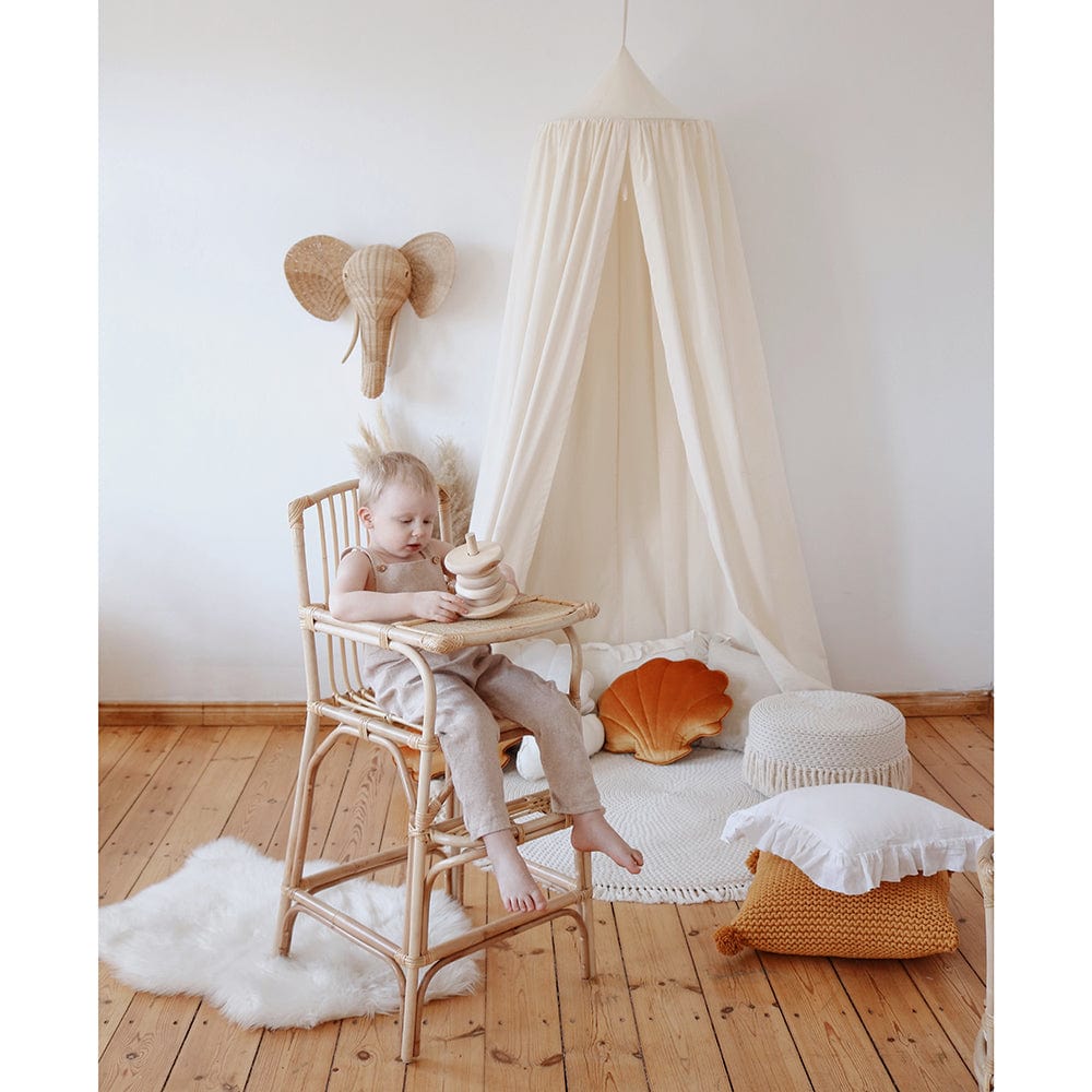 Raw Cotton Canopy - Beige - Stylemykid.com