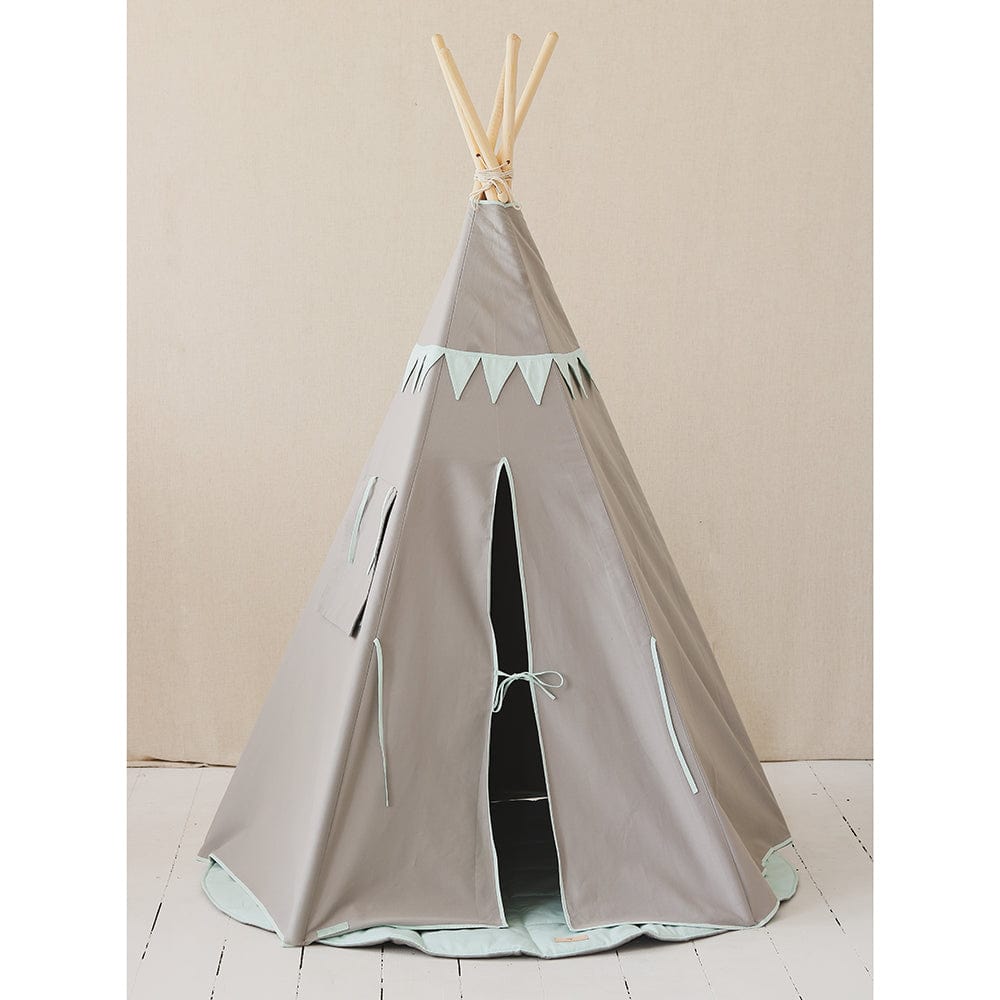 Mint Love Teepee Tent With Garland - Light Green - Stylemykid.com