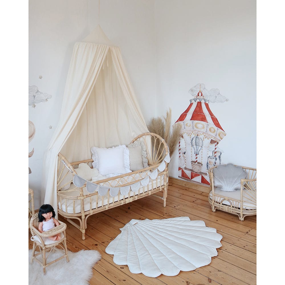 Raw Cotton Canopy - Beige - Stylemykid.com