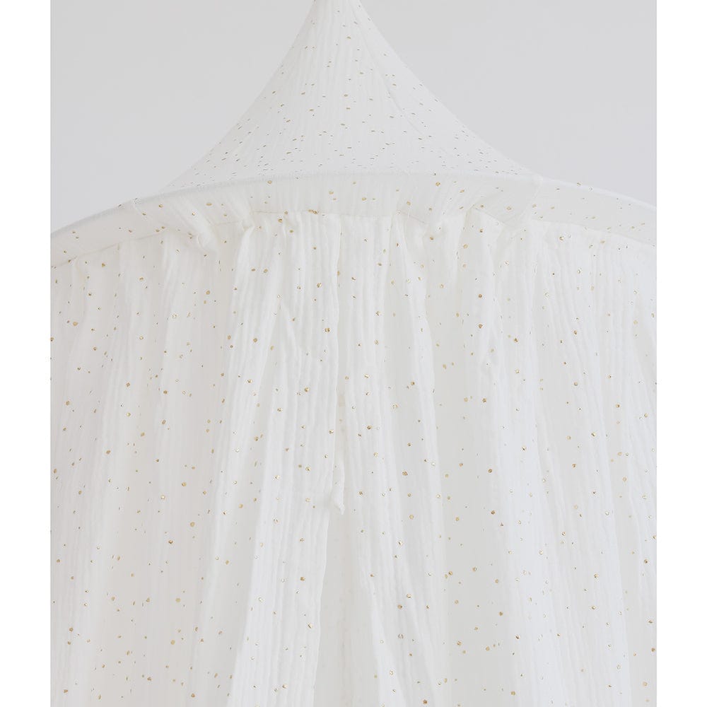 White And Gold Canopy - White, Gold - Stylemykid.com