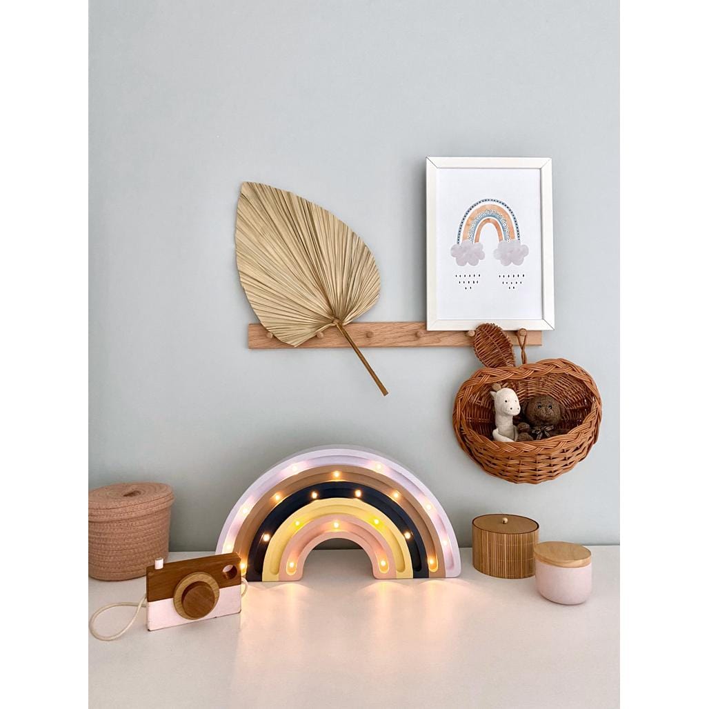 Luxury Handmade Lamp For Kids By Peekaboo - Rainbow