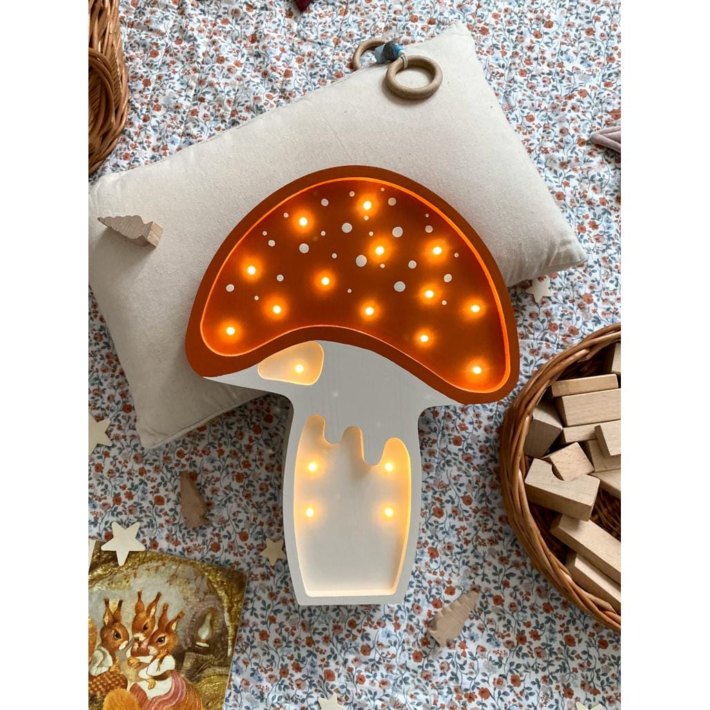 Luxury Handmade Lamp For Kids By Peekaboo - Mushroom