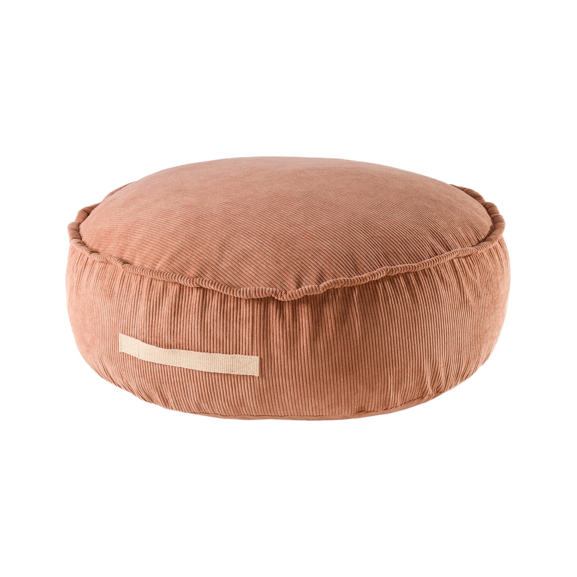 Luxury Corduroy Round Pouffe For Kids By MeowBaby - Stylemykid.com