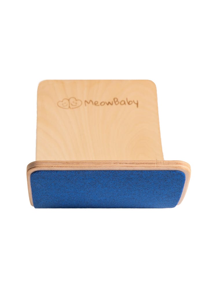 MeowBaby - Wooden Balance Board with Blue Felt Backing (UK & EU Delivery Only) - Stylemykid.com