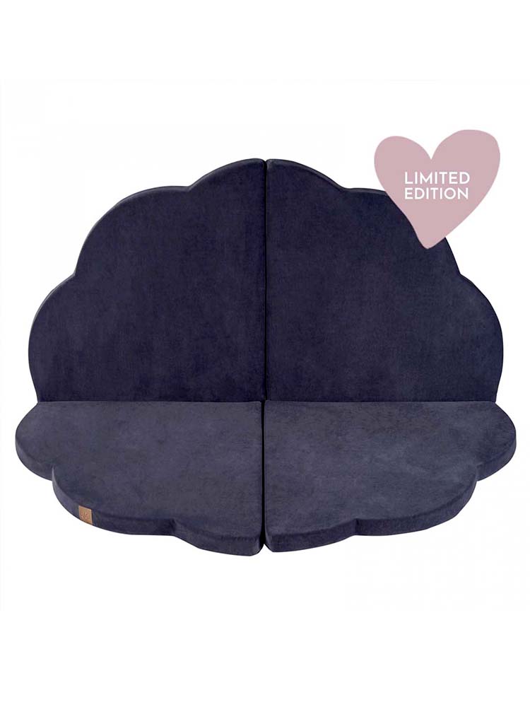 MeowBaby LIMITED EDITION NAVY BLUE Luxury Cloud Foam Baby Play Mat (UK and Europe only) - Stylemykid.com