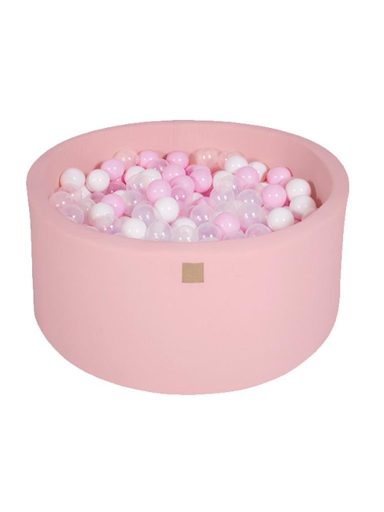 MeowBaby - Amour - Luxury Round Ball Pit Set with 250 Balls - Kids Ball Pool - 90cm Diameter (UK and Europe Only) - Stylemykid.com